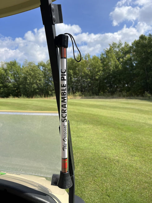 Scramble Pic Golf Ball Retriever with Suction Cup and Magnetic Cart Attachment