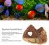 Aquarium Pyramid Decor, Resin Fish Tank Hiding Cave, Egyptian Aquarium Decorations Fish Tank Hideout Rocks