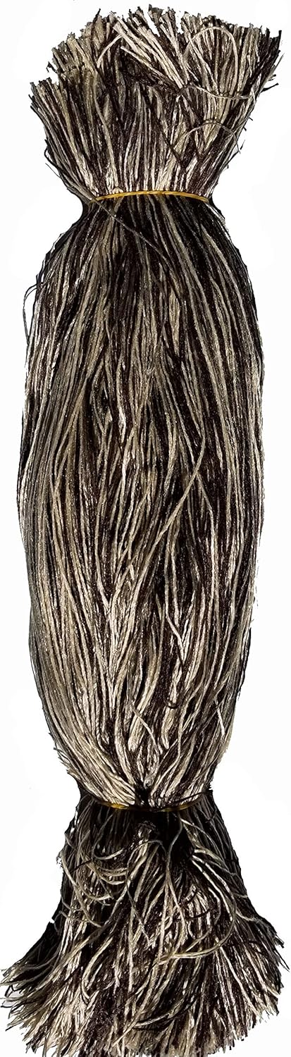 Ghillie Thread Synthetic Lightweight Material, Camouflage Suit, Hunting Accessories & Gear, 1/2 lb Bundle, Mossy Blend