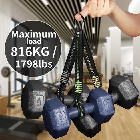 FresKaro 5pcs Nano Carabiner Clips, 8kN 1798lbs Small Sturdy Reliable Strong Spring Wiregate (Choice of 5 Colors)