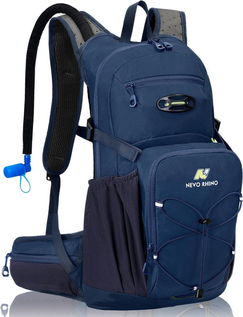 N NEVO RHINO Hydration Backpack, Insulated Hiking Pack with 3L Water Bladder