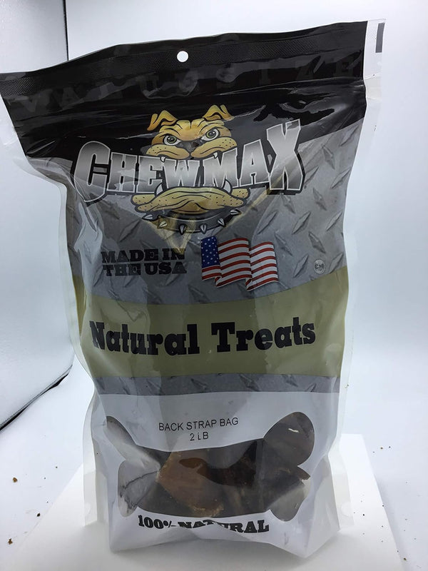 Back Strap - 2 Lbs of Delicious Chewy 100% Natural Roasted Beef, Made in The USA