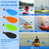 Kayak Paddle, 88in 4 Pieces Boat Oars, Heavy Duty Aluminum Alloy Shaft, Lightweight Detachable Adjustable Fishing Kayak