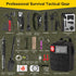 XUANLAN 248PCS Packed Survival First Aid Kit, Survival Tools Camping Essentials Tactical Gear Emergency Trauma Medical