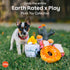 P.L.A.Y. Cute Plush Dog Toys - P.L.A.Y. Montreal Munchies Food Themed Durable Squeaker Toy, Great for Puppies & Small