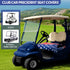 Golf Cart Seat Cover, 100% Microfiber Golf Cart Seat Towel Blanket for All 2-Seater Carts (USA Flag)