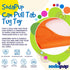 SodaPup Can Pull Tab - Durable Interactive Dog Tug Toy Made in USA from Non-Toxic Natural Rubber Material
