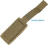 JX Tacfancier MOLLE Mounted Tourniquet Holder, Elastic TQ Holder for Duty Belt, Retention Band Pouch Survival Gear