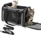 YUDODO 25 lbs Lightproof Pet Carrier - Airline Approved Soft Sided Dog Cat Travel Carrier with Reflective Mesh,