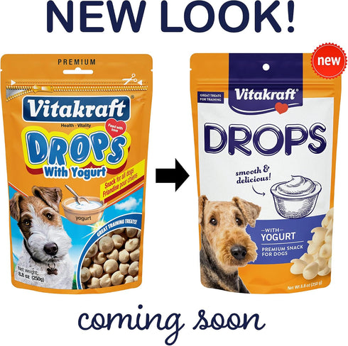 Yogurt Drops Dog Treats - Small Size for Training
