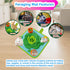Chinchilla Rabbit Foraging Mat, Bunny Activity Toys Snuffle Mat for Small Animals Forage Mat for Rabbit Guinea Pig