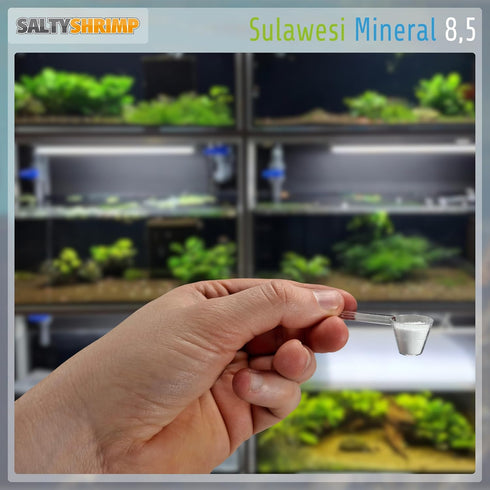 8,5 (230g) Sulawesi Minerals and Trace Elements Cardinal Shrimp Tank