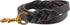 Ray Allen Mfg Signature K9 Braided Leather Leash, 4-Feet x 3/4-Inch, Black
