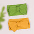 KUDES 2 Pack Pet Cute Bow Headbands, Stretchy Bow Headgear for Dog Cat Puppy Bathroom Hair Accessories, Light Green +