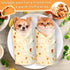 31.5" Large Cat Grooming Wrap for Cutting Nails, Self-Stick Dog Cat Burrito Wrap with Nail Clippers Kit, Soft Tortilla