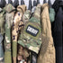 Sheriff Patch 3×2 inches PVC Patch with Hook Fastener Back for Hats, Caps, Vest, Bags, Backpacks (All Black and White)