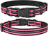 Mile High Life Reflective Dog Collar - Nylon Pet Collars with Buckle, Light Weight, Pink for Large Dogs (Pink, L)