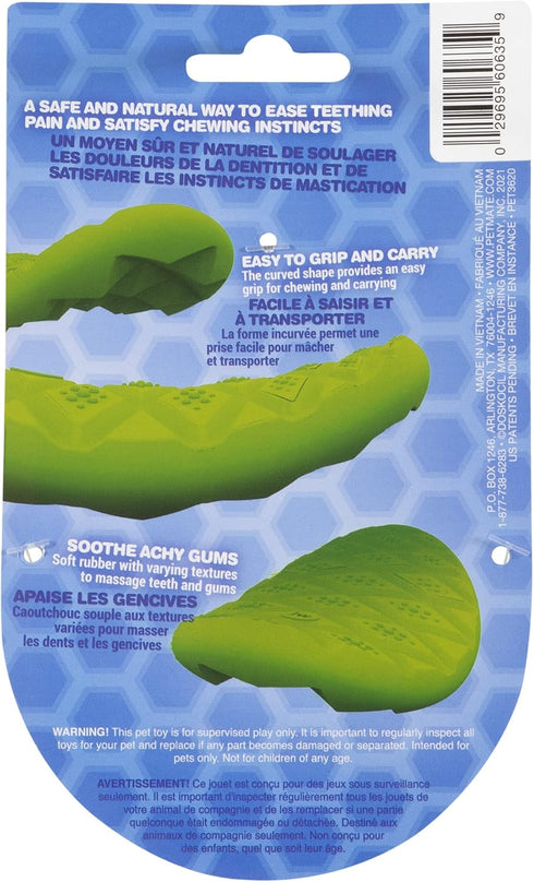 JW Pet Prickly PEAR CHEW Dog Toy, Green