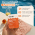 300 FOMIN - Antibacterial Paper Soap Sheets Tin for Traveling - Variety (Unscented, Orange, Lemon) Portable Travel Hand