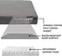 Furhaven Water-Resistant Orthopedic Dog Bed - For Large Dogs up to 95 lbs, Removable Washable Cover, Stone Gray,