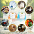 12 Pack 1.3 Tessco for you Gallon Collapsible Water Storage Bag Water Container Emergency Jug Plastic Storage Pouch