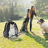 Henkelion Backpack Carrier for Small Medium Dogs Cats, Space Capsule Pet Carrier, Airline Approved, Black