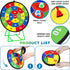 3 4 5 6 7 8 9 10 11 12 Large Dart Board for Kids, Kids Double-Sided Dart Board with Sticky Balls and Darts