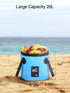 Luxtude 5 Gallon (20L) Collapsible Bucket with Handle, Portable & Ultra Lightweight for Fishing, Camping, Hiking