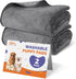 Washable Dog Pee Pads 36x36 2Pack Reusable Puppy Pads, Absorb Dog Mats