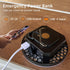 3 (Dimming-Black) Camping Pop up Tent Light for Hanging, LED Rechargeable Portable Overhead Lantern for Vendor Booths