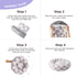 Lesure Donut Small Dog Bed, Round Cat Beds for Indoor Cats, 30 Inch, Purple, Calming Plush with Anti-Slip Bottom