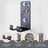 PRx Performance Wall-Mounted Barbell Rack - Durable American-Made Black Storage Solution for Home & Commercial Gyms,