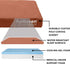 Furhaven Water-Resistant Cooling Gel Dog Bed - Medium/Small Dogs, Removable Washable Cover, Indoor/Outdoor, Chestnut