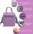 Pet Grooming Bag, Organizer Tote for Dog Grooming Supplies, Perfect for Pet Grooming Tool Kit (Purple)