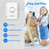 2 Pack JeaTone Dog Door Bell, Dog Bells to Go Outside, Smart Wireless Potty Training Button for Dogs, Training Dog