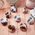 Skylety 8 Pieces Cat Pom Poms Ball with Catnip, Soft Plush Fuzzy Balls for Kitten Interactive Play