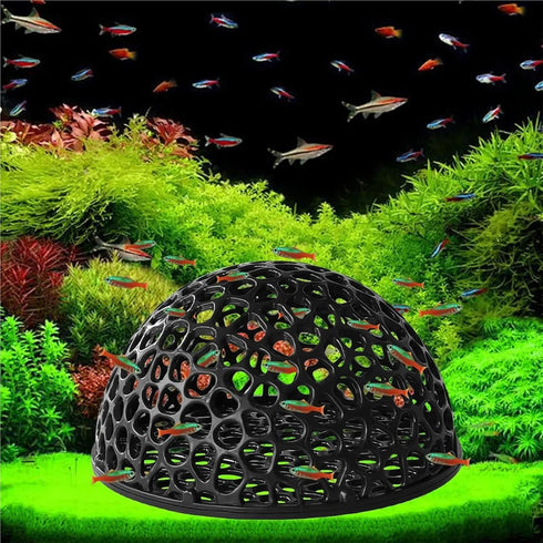 Bingche 30pcs Aquarium Shrimp House Cave Mini Porous Betta Fish Hiding Spots Shelter Breeding Nest for Aquatic