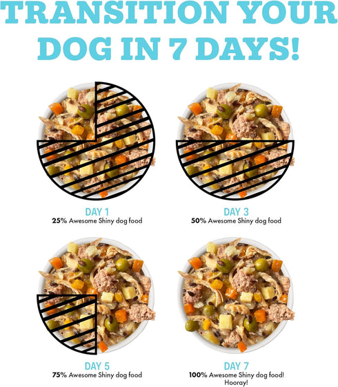 6oz (Pack 8) Weruva Awesome Shiny Wet Dog Food, Beef & Brown Rice, Can