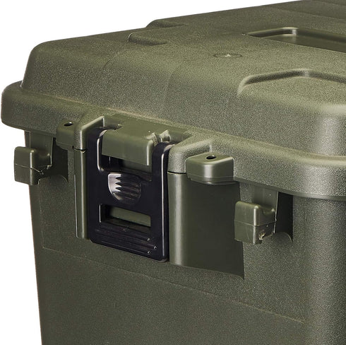Plano Sportsman Trunk, Small, OD Green, Lockable Storage Box, 56-Quart, Airline Approved for Hunting Gear