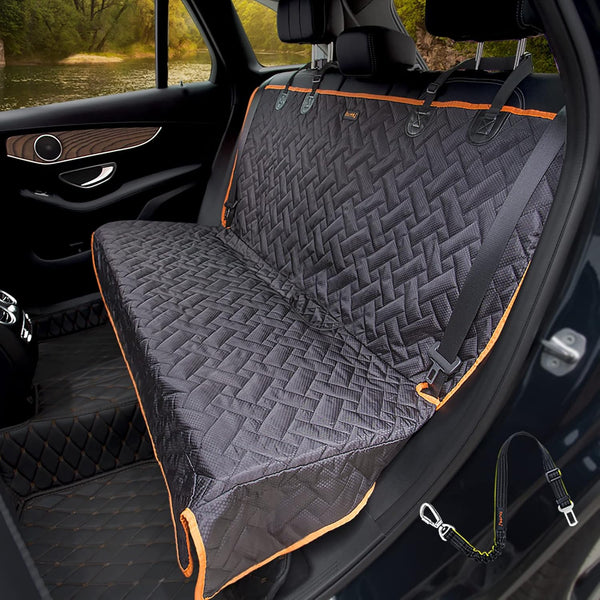 iBuddy Bench Dog Seat Cover, Oxford Cloth Vehicle Seat Cover for Car/SUV/Small
