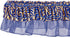 Blueberry Pet Gold Print Lucky Clouds Cat Collar - Breakaway Lace Choker in Blue with Bow Tie
