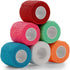 Vet Wrap - Pack of 6, 2 inch x 5 Yard Rolls, Self Adherent Wrap Cohesive Compression Bandage for Dogs, Cats, Horses