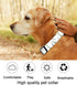 Cute Boho Leaf Dog Collar - Personalized Adjustable Soft Collars for Small Medium Large Dogs with Quick Release Buckle