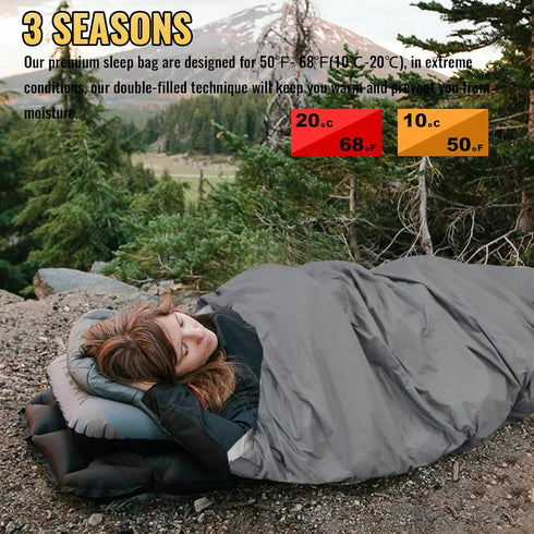 WILDROOTS Outdoor Camping Sleeping Bags for Hiking, Hunting, and Travel