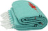 Thunderbird Heavyweight Yoga Blanket - Mint Green/Teal, XL, Hand-Made Mexican Blanket for Yoga (Acrylic Blend)