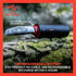 KNOG Bandicoot Silicone Rechargeable Headlamp - 250 Lumen LED Flashlight with 5 Modes for Outdoor Use