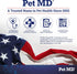 Pet MD Proden PlaqueOff Dog Teeth Cleaning Dental Care Powder, Oral Care Supplement for Dogs, 60g
