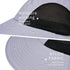 Sun Hat for Men and Women with Neck Flap, UPF 50+ UV Protective Wide Brim Hiking Fishing Hat