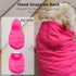 Extra Warm Fleece Lining Dog Hoodie Jacket for Large Dogs, Pink, Winter, XL, Pet Coats with Hooded
