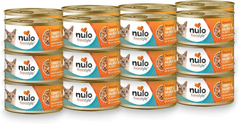 Nulo Freestyle Cat & Kitten Shredded Wet Canned Food, Premium Grain-Free, Protein-Rich, 3 oz, Pack of 24